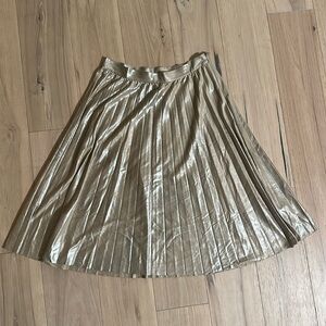 Anthropologie - Maeve Midi Skirt | Size | Gold